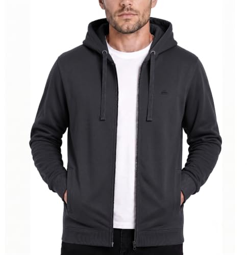 Iron Mountain Herren Aufgearbeiteten Soft Fleece Full Zip Hoody Hooded Sweatshirt (1er Pack)