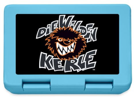 Spreadshirt Die Wilden Kerle Logo Brotdose Brotdose Lunchbox, One size, Saphirblau