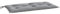 vidaXL Gartenbankauflage, Bankauflage Sitzkissen Outdoor, Polsterauflage Auflage für Gartenbank, Bankpolster Bankkissen, Grau 100x50x7cm Oxford-Gewebe