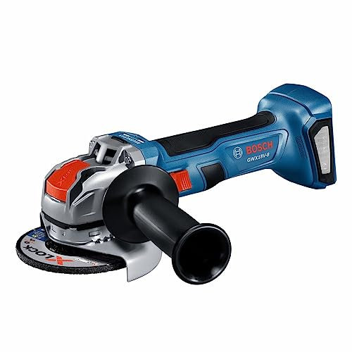 Bosch GWX18V-8N 18V X-Lock Brushless 4-1/2 in. Angle Grinder with Slide Switch (Bare Tool)