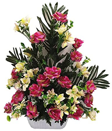 ASGRADO Centro de Flores Artificiales para Cementerio e Iglesia. Todos los Santos. (Lila 2)