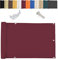 Linmssd Brise Vue pour Balcon, Paravent Couverture, Protection Contre Le Vent et Le Soleil, Non-tissé Opaque,œillets en Aluminium, pour balcons et clôtures - Rouge 100x350cm