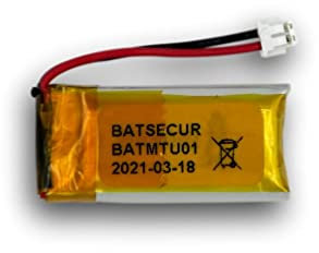 BATSÉCUR - Pile Alarme BATMTU01 Compatible MTU01X DAITEM, ME1121426 pour LCA01F, SC100AF, SC101AF - 3.6v 200mAh Li-ION