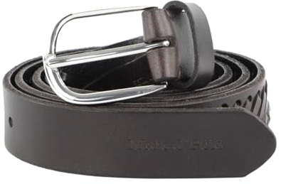 Marc O'Polo Leder Gürtel Sarah Belt Ladies W95 Chocolate Brown dunkelbraun