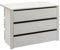 Composad | Cassettiera Interna per Armadi con 3 cassetti, Salvaspazio, Per Cabina Armadio e Camera da letto, (LxAxP) 72,3x69,3x50,9 cm, Colore Tessuto, Made in Italy