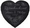 mtb more energy Personalisierbare Schiefertafel Herz ''10 Jahre Rosenhochzeit'' - individuell anpassbar - 20x20cm - Laser Gravur auf Schieferherz - Hochzeit Geschenk