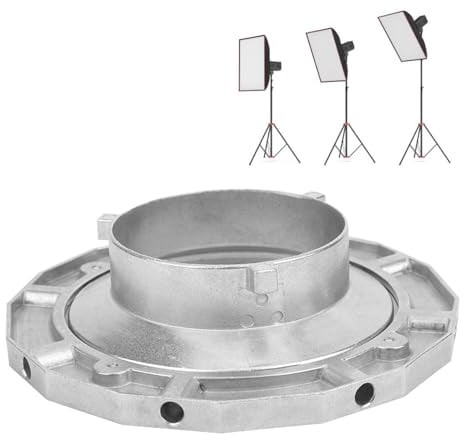 Camera Softbox Chuck Softbox Photography Chuck for Bowens Mount Softbox Metal Chuck Adapter Photography for Flashlight Photography Softbox Chuck