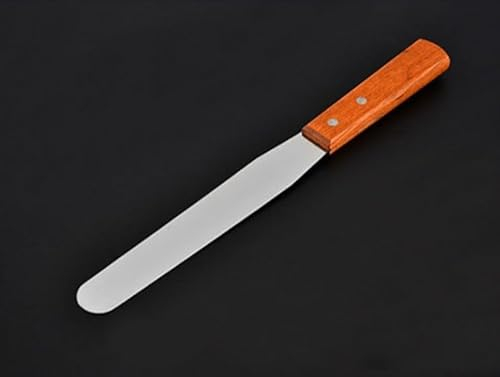 Spatule ProChef Élite - Fer Robuste et Bois Élégant
