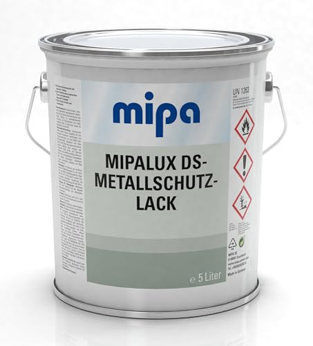 MIPA Mipalux DS Metallschutzlack Seidenglänzend DB 702, 5 L