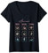 Aerial Yoga Geschenke, Aerial Hoop, Lyra Ring Upside Down Dance T-Shirt mit V-Ausschnitt