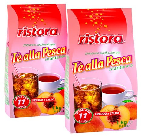 SET Ristora Preparato Istantaneo per Tè alla Pesca, 2kg
