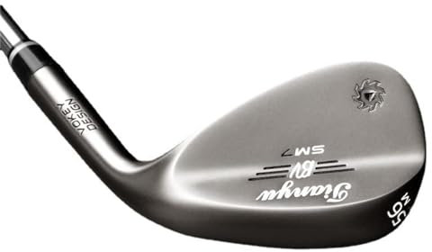 Cunei professionali per mazze da golf – 56 gradi/60 gradi Loft per mazze da golf destrorsi con suola larga e asta in acciaio/grafite (con albero in grafite, 56 gradi)