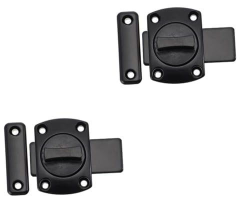 Gadpiparty 2pcs Heavy Duty Gate Locks No Drilling Bedroom Door Locks Sliding Door Latch Accessory for Home