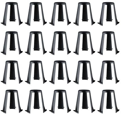 Paulmann 92402 Zubehör Abstandshalter für Einbauleuchten 20er-Set 62-90mm Schwarz Kunststoff