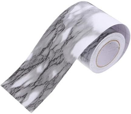 Flexible Selbstklebende Sockelleistenverkleidung 1 Rolle PVC Marmoroptik