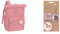 LÄSSIG Kinderrucksack mit Brustgurt Freizeitrucksack wasserabweisend, 12 Liter/Medium Rolltop Backpack pink & Anhänger und Patches Set (3 Stk.) mit Druckknopf/School Patches Set Horse