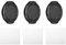 PATIKIL 37mm Objektivdeckel, 3er Pack Seitenklemmung Kamera Objektivabdeckung zum Schutz der Frontlinse mit Reinigungstuch, geeignet für 37mm Gewinde Universal DSLR Objektive, Schwarz