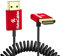 Alvin's Cables 8K 2.1 HDMI Cable 48Gbps 8K@60Hz 4K@120Hz High Speed Φ2.4mm Ultra-Thin HDMI for Sony A7 A9, BMPCC, for Canon C70, for Atomos Ninja, for Feelworld, Straight to Down Angle Coiled