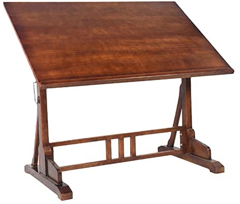 Vituord Zeichentisch Aus Holz, Extragroßer Kunsthandwerkstisch Mit Kippbarer Tischplatte, Einstellbarer Tischplattenwinkel, Für Kunstwerke, Grafikdesign, Lesen Und Schreiben, 39,4 X 23,6 Zoll