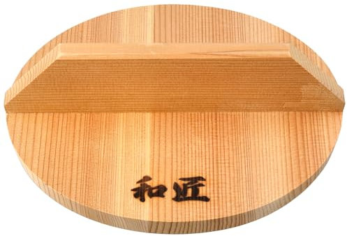 WASHO Kiso Sawara Otoshibuta, japanische Zypresse, Holz, Tropfendeckel, hergestellt in Japan, klein 16 cm