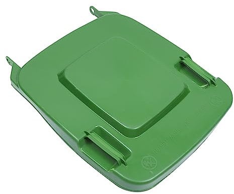 KICHOUSE 240l Large Plastic Trash Can Lid Sanitation Waste Bin Cover Replacement for Outdoor Garbage Bins Environmental Sanitation