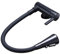 Grifo Abatible Grifo Cocina Flexible Negro Grifo Cocina Abatible Bajo Ventana Grifo Monomando Cocina, Mezclador de Fregadero con Caño Flexible Negro