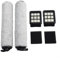Kit de pièces de rechange pour aspirateur sans fil Bissell CrossWave HF3 3649A, 2 filtres et 2 brosses à rouleau