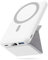 Yiisonger para Magsafe Power Bank, 10000mAh 22.5W PD Magnético Bateria Externa Carga Rapida, Inalámbrico Bateria Portátil Powerbank con Bracket y Pantalla LED para iPhone 16/15/14/13/12 Serie - Blanco