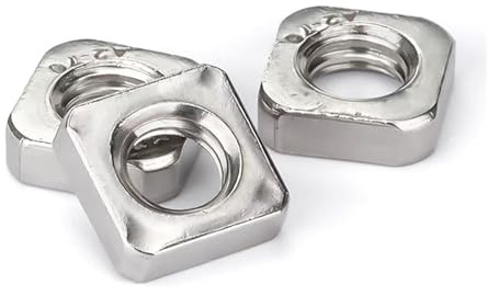 Dadi quadrati sottili metrici DIN562 M3-M10 Dado sottile in acciaio inossidabile Installazione Facile(M10-100pcs)