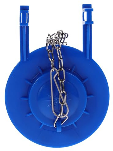 KOMBIUDA Adjustable Toilet Flush Flapper Replacement Rubber Water Saver Seal with Stainless Steel Chain for Toilet Tank Easy Installation Bathroom Accessory Compatible with Flush Valves