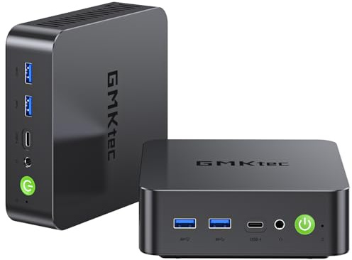GMKtec K17 Mini PC Ultra 5 226V, 16GB LPDDR5X 8533, SSD PCIe 4.0 512GB, 97 TOPS AI, Mini Computer Lunar Lake con Intel Arc 130V/USB4/WiFi 6E/LAN 2.5G/Triplo Display per IA & Multitasking