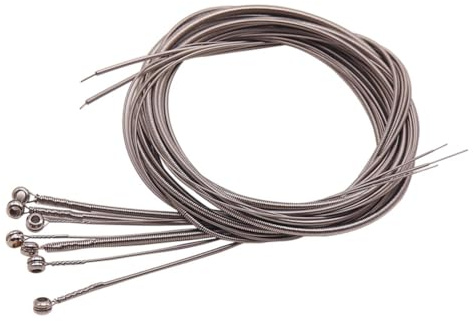 YGBWAOV 7 Cuerdas de Bajo, Accesorios para Bajo, Cuerdas de Guitarra Plateadas, Accesorios Musicales para Bajo.
