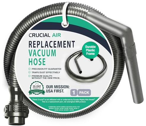 Replacement Vacuum Cleaner Hose Part Compatible With Eureka Mighty Mite Hose - 13 x 10.5 x 3 - Vacuum Tube Hose Fits Models 3670 3672 3673 3674 3676 3682 Series, Part 60289-1 - Think Crucial (1 Pack)