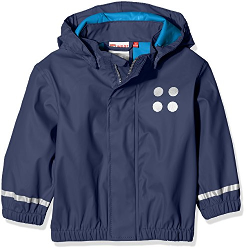 LEGO Wear Baby Jungen Justice 101 - Rain Jacket Regenjacke, Blau (Dark Navy 589), 98 EU