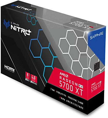 SAPPHIRE Nitro+ Radeon RX 5700 XT 8G GDDR6 Dual HDMI/ Dual DP OC (Uefi)