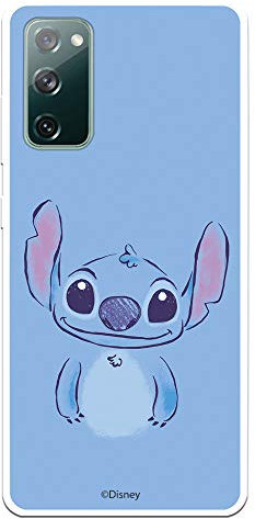 Schutzhülle für Samsung Galaxy S20 FE offizielles Lilo & Stitch Stitch Blau zum Schutz Ihres Handys. Flexible Silikonhülle mit offizieller Lizenz von Disney