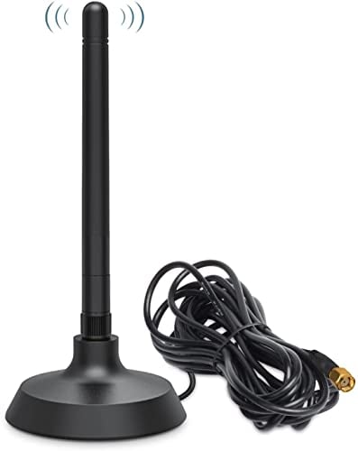 AUTO-VOX Antenne für drahtlose Kamera mit magnetischem Standfuß 11,5 Fuß Verlängerungskabel, 66 Fuß Fernempfang, 2,4 GHz, SMA-Stecker, für W10/TW1/W7/Solar1/M1W/T1400W