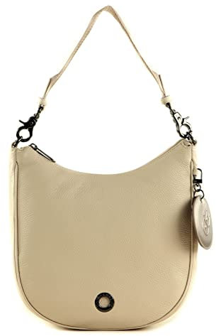 Mandarina Duck Schultertasche Weiß (Papyrus) Mellow Leder P10fzt75 26 x 28 x 9,5 (L x H x B)
