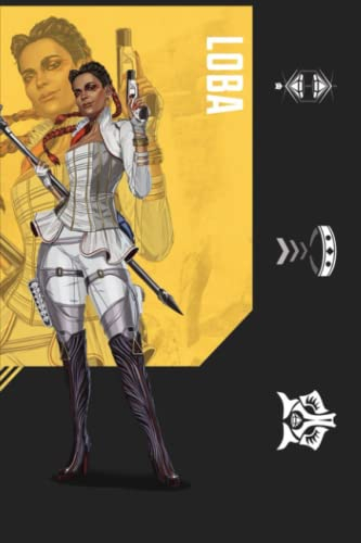 Apex Legends Notebook: Apex Legends - LobaWide Ruled, 6x9, 100 Pages, For teens, girls, boys, and adults (Composition Notebooks)