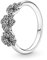 PANDORA Moments Drei Stiefmütterchen Ring aus Sterling-Silber mit Cubic Zirkonia, Gr. 54, 190786C01-54