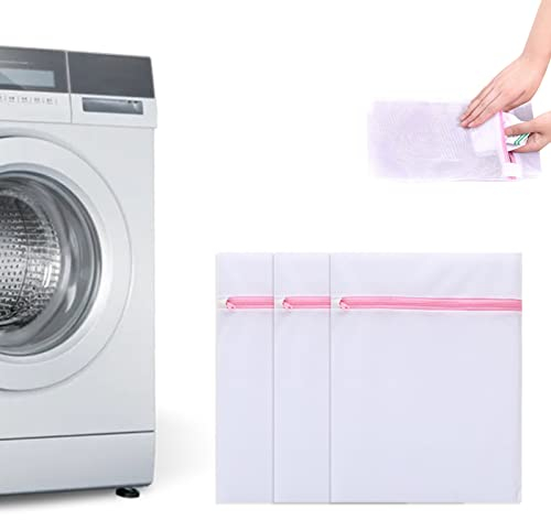 Wäschenetz,Wäschesack Waschmaschine,Netz Wäschesäcke,Wäschenetz für Waschmaschine,Mesh Wäschesack,Wäschesäcke für Reisen,Wäschebeutel Laundry Bag,für Bluse,BH,Babykleidung (3)