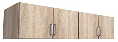 möbelando Schrankaufsatz Click aus Spanplatte in Eiche-Sägerau-Nachbildung. Abmessungen (B/H/T) 180x40x58 cm