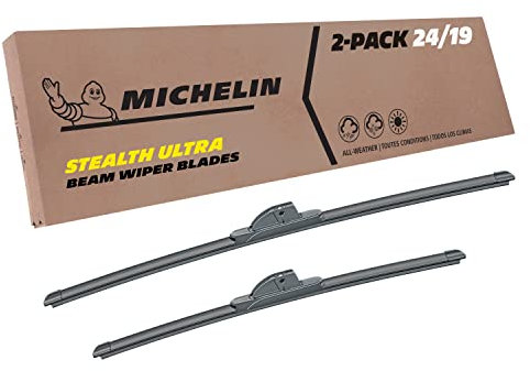 Michelin Stealth Ultra Doppelpaket 24 & 19 Zoll Wischerblatt, passend für ausgewählte Volkswagen, Skoda, Octavia; Modelljahre (19-2419SUBA)