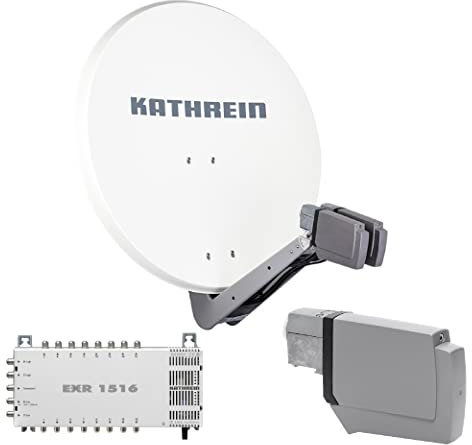 Kathrein CAS 90 ws Sat-Antenne multifeedfähig Weiss - 16 Teilnehmer