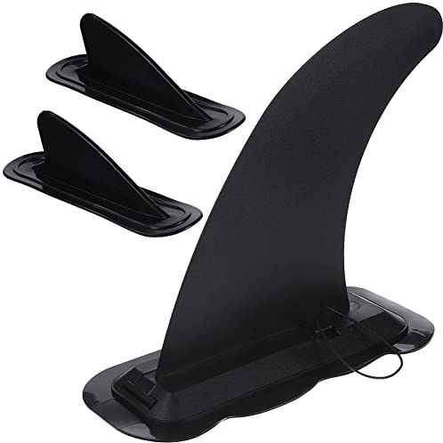 Große Surfboard Finne mit 2 Stücke Kleine Finne, Stand Up Paddle Board Surfboard Ruder Set Surfing Watershed Fin Abziehbare für Surfboard,Longboards, Paddleboard