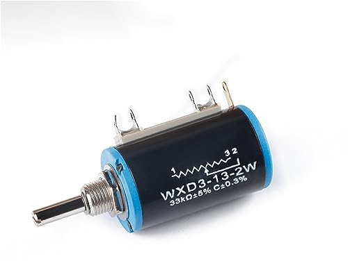 BIRGI 20 Teile/los WXD3-13 2 W Draht Potentiometer 10 220 470 1 K 2,2 K 4,7 K 6,8 K 10 K 22 K 100 K Ohm WXD3-13-2W Linear Dreh Potentiometer (Size : 4.7K Ohm)