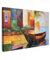 MuchoWow© Leinwände Groß 120x80 cm XXL Wall Decoration Bilder Schlafzimmer Deko Pictures Canvas Painting Wanddekoration Wohnzimmer Kunstdruck - Bunt - Abstrakt - Kunst - Boot - Farben