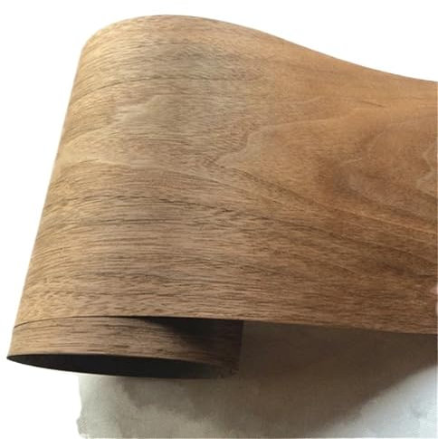 Placage en Noyer Noir Naturel, 1 Rouleau de 250cm, Fin, Fait à la Main, Panneau décoratif en Bois Massif, rénovation de Haut-Parleur de Peau