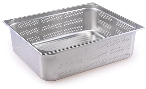 GN Behälter Gastronorm 2/1 Edelstahl perforiert (200 Millimeter)