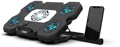 INCA INC-614GMS - Enfriador para Ordenador portátil con Soporte para teléfono